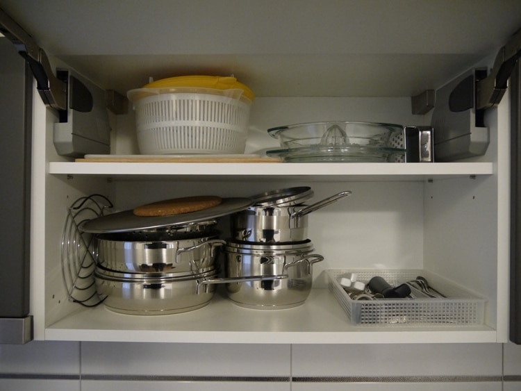 Well Stocked Kitchen Cupboard At Divota Apartment Hotel, Split