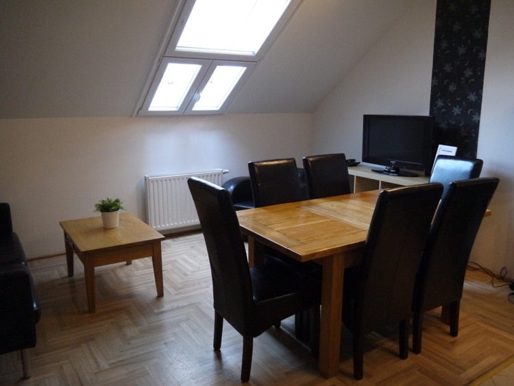 Open Plan Living Room At Gozsdu Court Apartment, Budapest