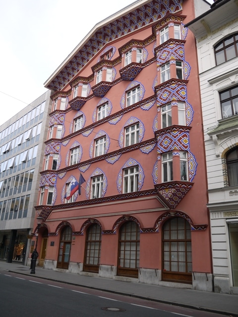 Colorful Building, Ljubljana