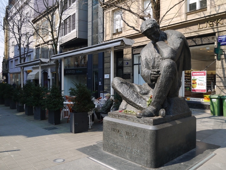 Nikola Tesla Statue, Zagreb