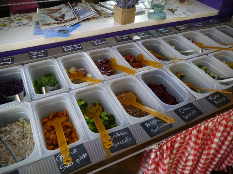 Salad Bar At Nishta, Zagreb