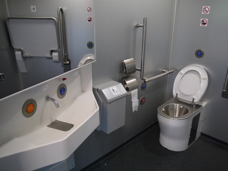 Toilet On The Prague To Vienna Train