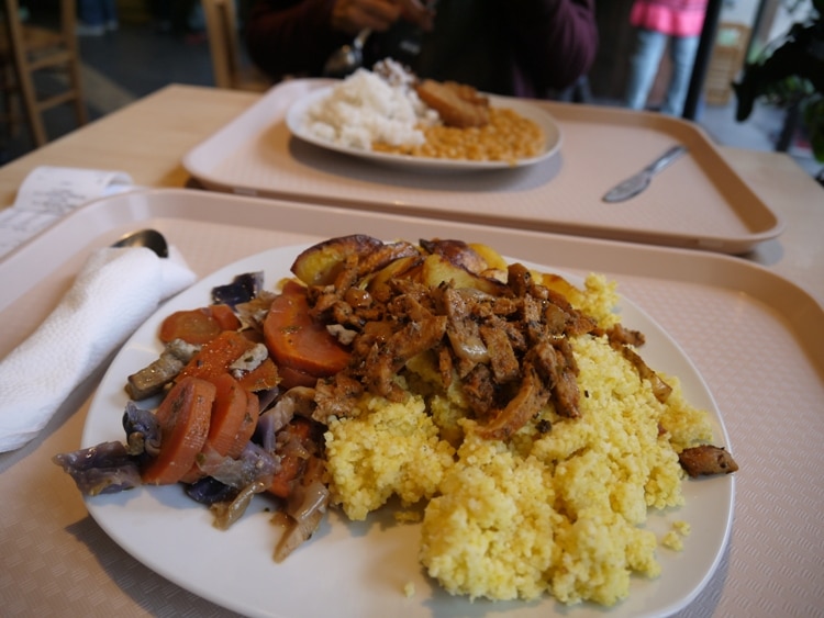 Vegan Buffet At Vega City, Budapest, Hungary