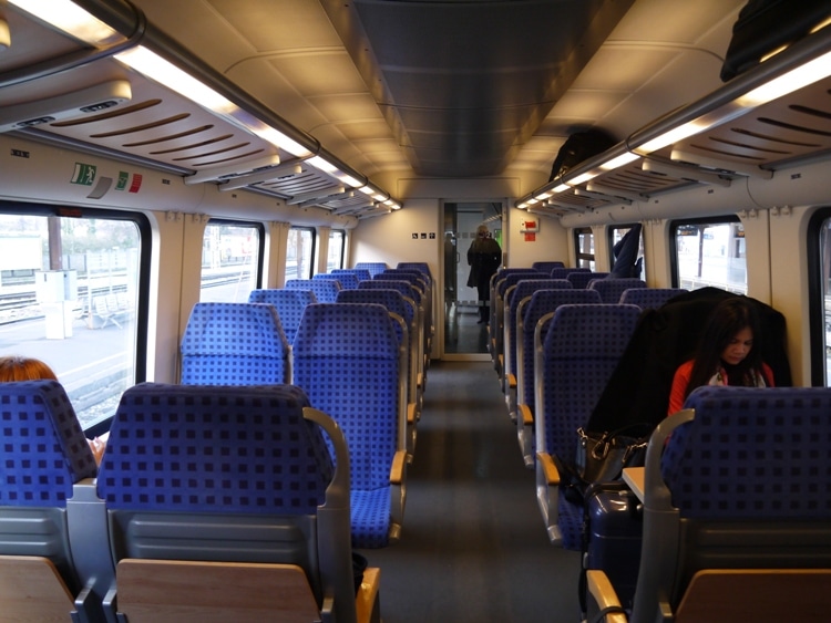 Second Class Carriage On Zagreb To Split Train