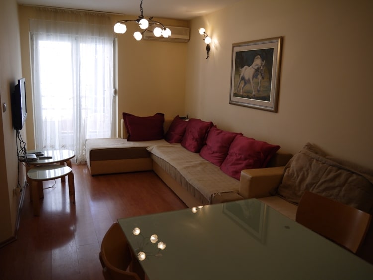 Living Room At Apartments Adriatic Budva