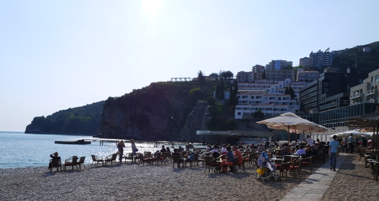 Beach Cafe, Budva Old Town, Montenegro