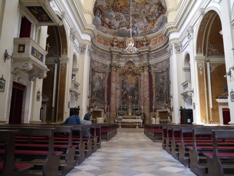 Inside Dubrovnik Cathedral