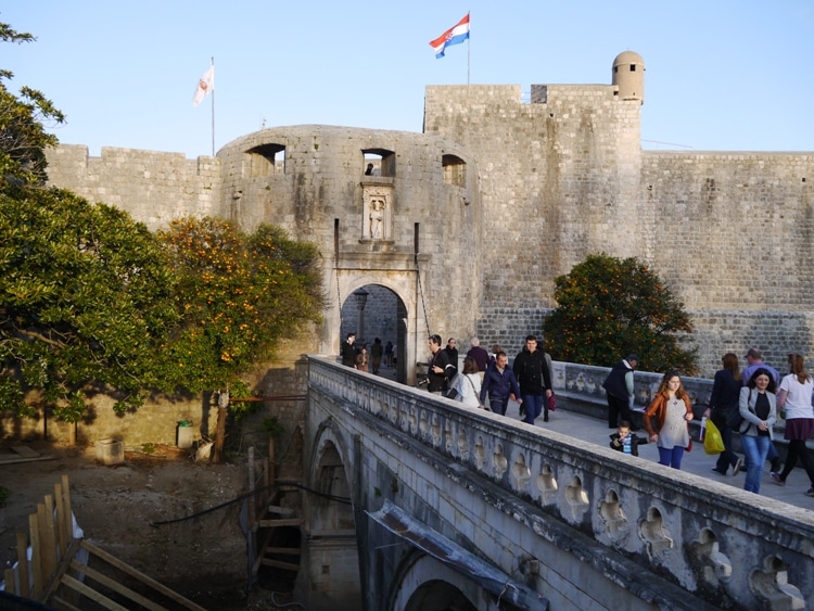 Main Entrance To Old Town Dubrovnik