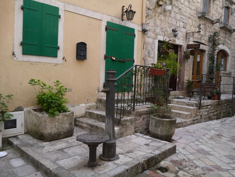 Water Pump At Kotor, Montenegro