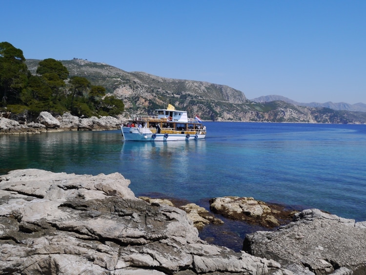 Our Return Boat Arriving At Lokrum Island