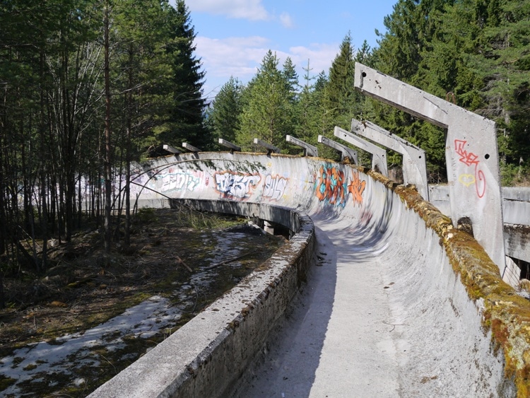 Sarajevo's Abandoned Bobsleigh Track