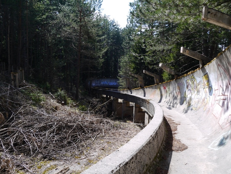 Sarajevo's Abandoned Bobsleigh Track