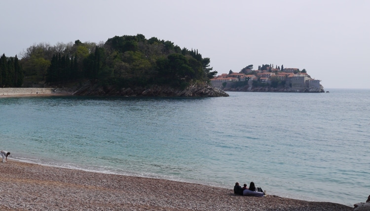 Looking Back Towards Sveti Stefan