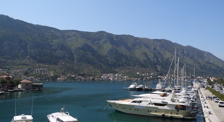 View From City Wall Terrace At Villa Ivana, Old Town Kotor, Montenegro