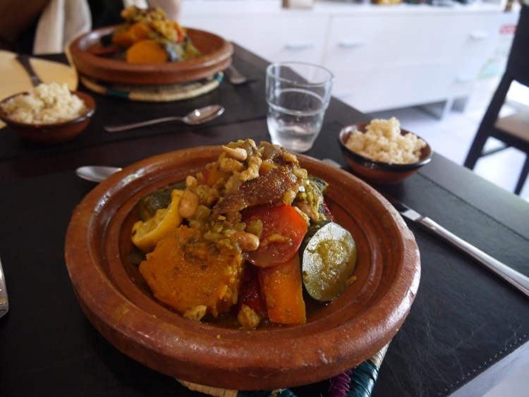 Moroccan Tagine At Argane Bio, Nice, France