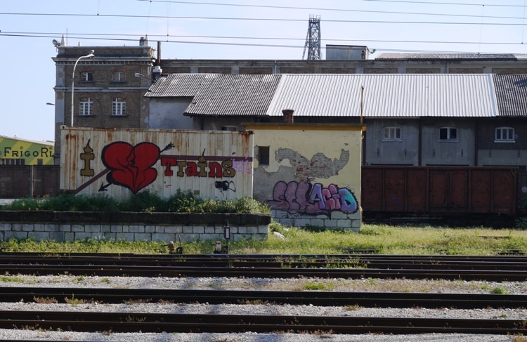 I Love Trains At Rijeka Train Station, Croatia