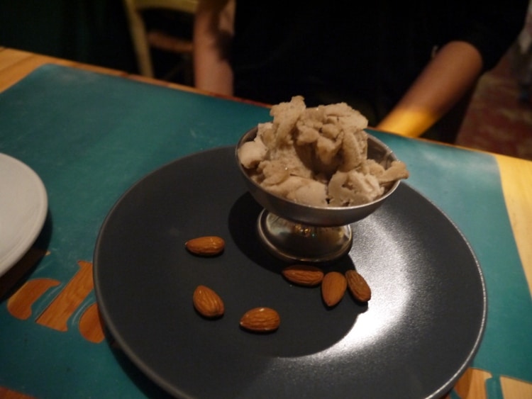 Banana Ice Cream At Le Speakeasy Vegan Restaurant, Nice, France