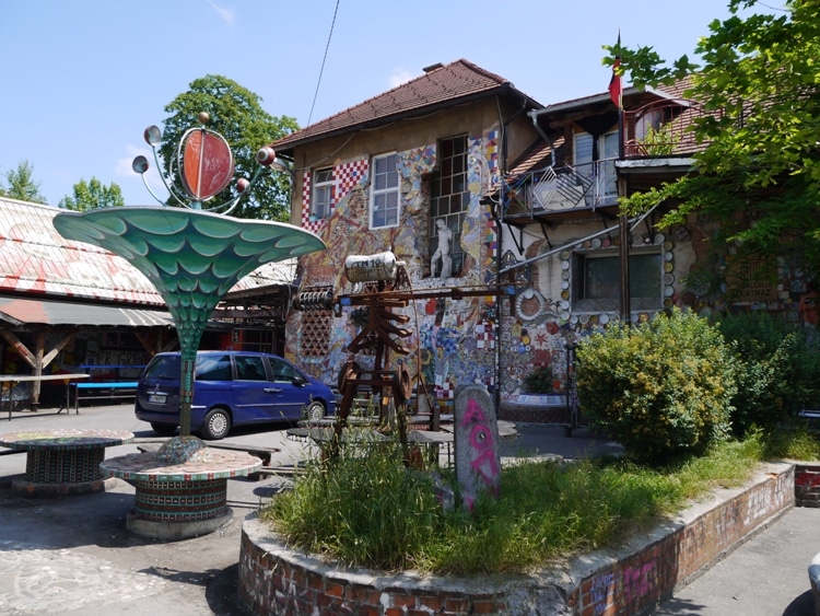 A Very Colorful Scene At Metelkova Mesto, Ljubljana