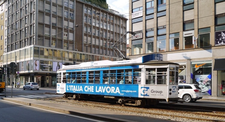 Tram In Milan