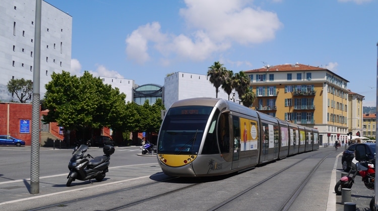 Tram, Nice City Center, France