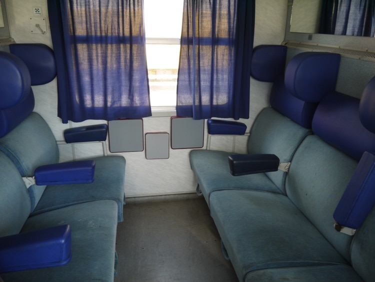 Second Class Compartment On Rijeka To Ljubljana Train