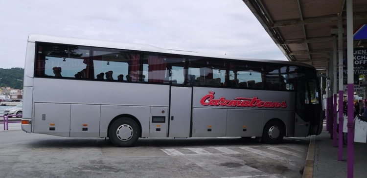 Autobus da Spalato a Sibenik