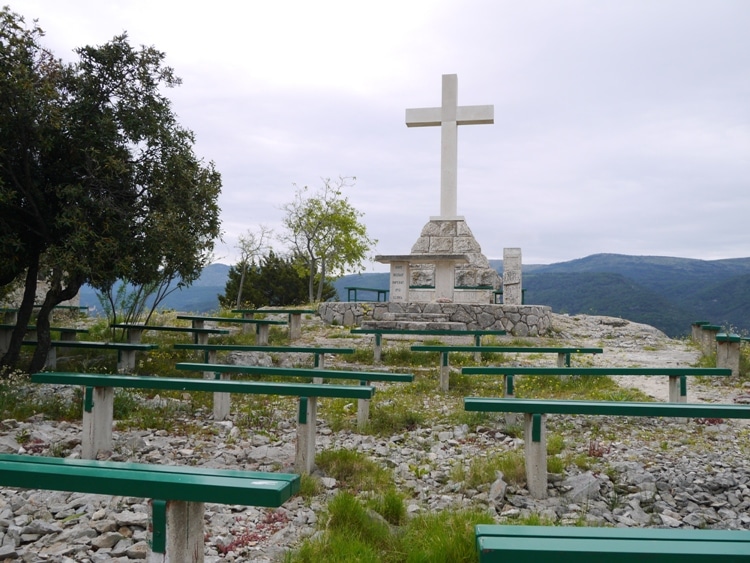 Cross On Glavica Hill, Stari Grad, Hvar Island, Croatia
