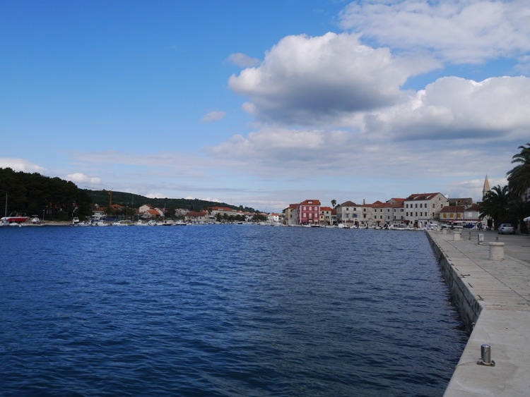 Look Back At The Town On The Walk Back To The Ferry Port