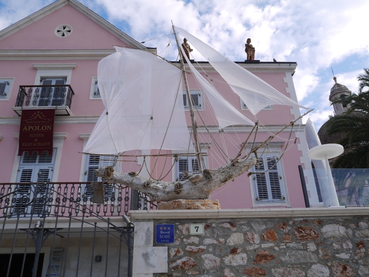 A Boat Made From A Tree Branch, Stari Grad, Hvar