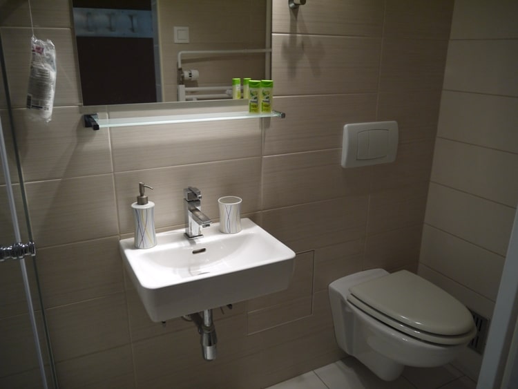 Bathroom At White Apartment, Ljubljana, Slovenia