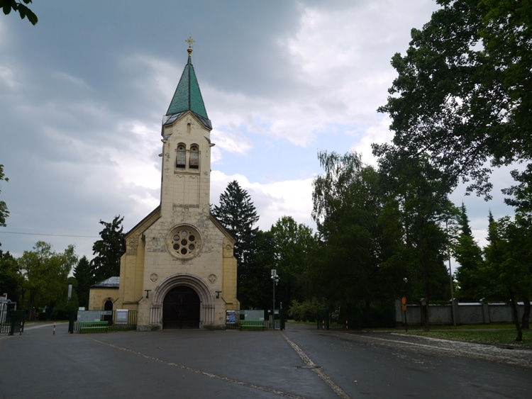 Saint Križ Parish Church, Žale Cemetery, Ljubljana, Slovenia