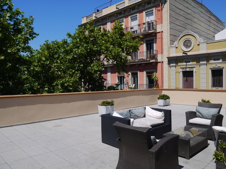 Roof Terrace At Verdi Gracia Apartment, Gracia, Barcelona