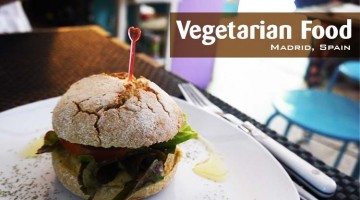 Vegetarian Food In Madrid Spain At Cafe El Mar