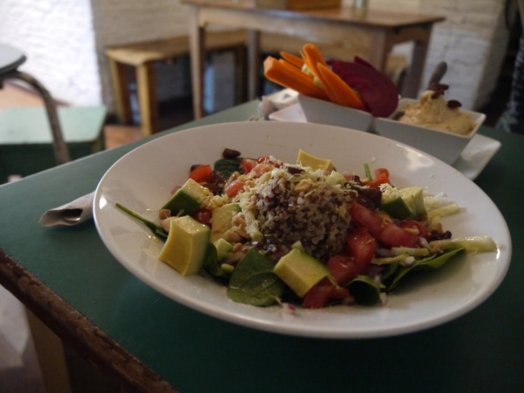 Quinoa Salad At Quinoa Bar Vegetaria, Gracia, Barcelona