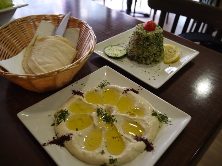 Hummus & Tabbouleh At Restaurante El Egipcio, Seville