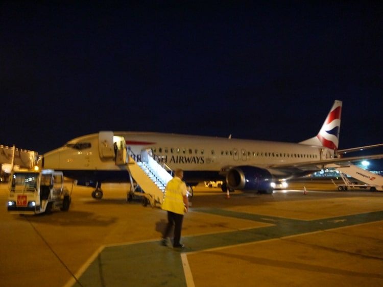 Arriving At London Gatwick Airport