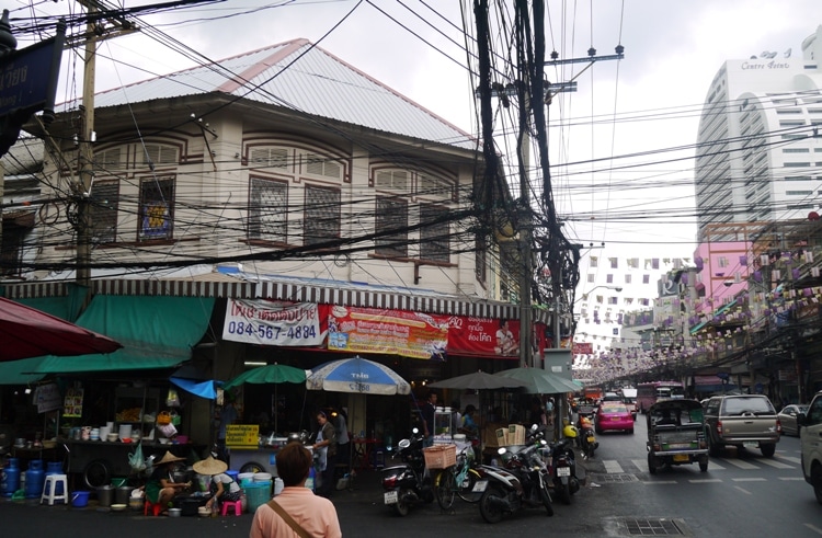A Popular Noodle Shop On Charoenkrung Road, Bangkok